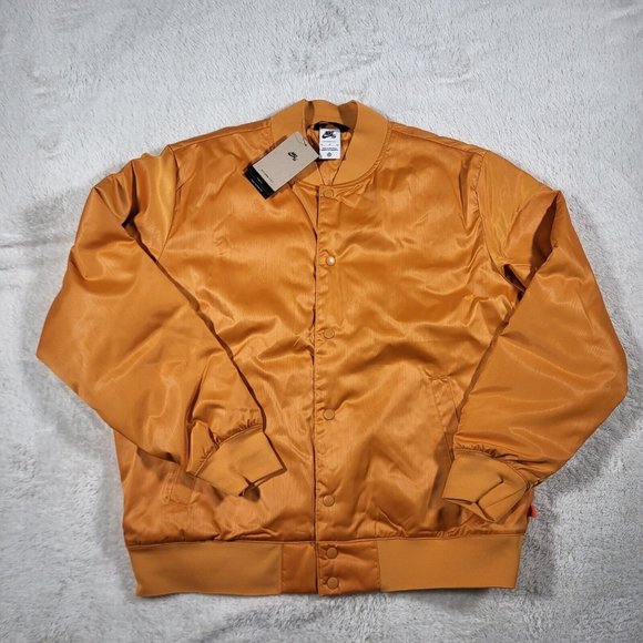 NIKE SB STORM FIT DNA OL SKATE JACKET SIZE XL (DH2632 738) LIGHT CURRY $130 - Picture 2 of 8